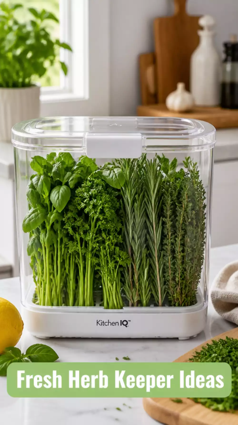 Kitchen Herb Keeper Container That Is the Gift Every Meal Prepper Needs