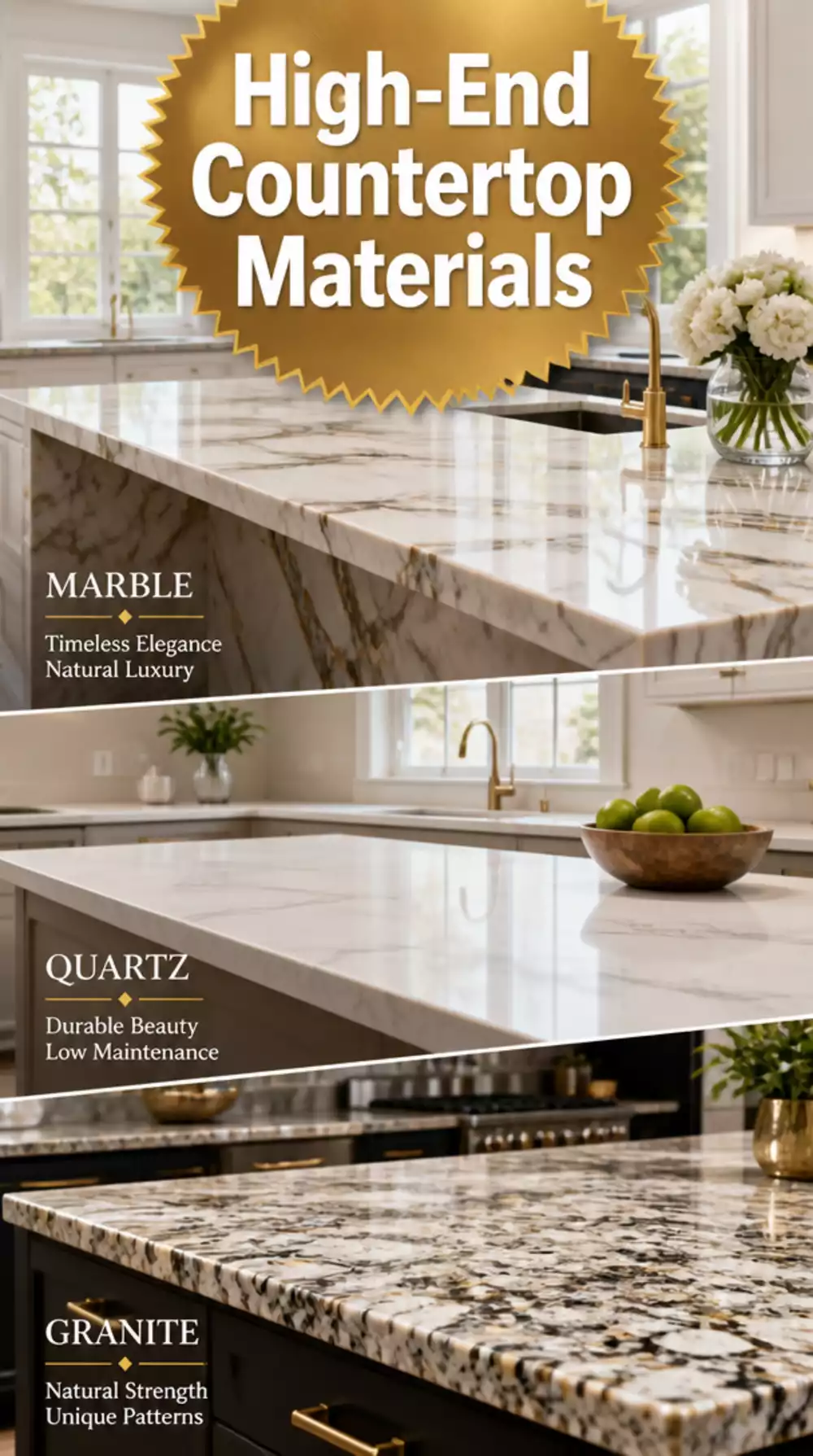 The Countertop Material Designers Use Most in High-End Kitchen Renovations