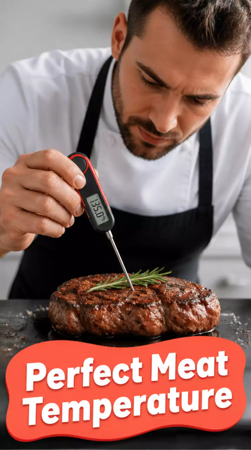 Kitchen Digital Instant-Read Thermometer That Ends Overcooked Meat Forever