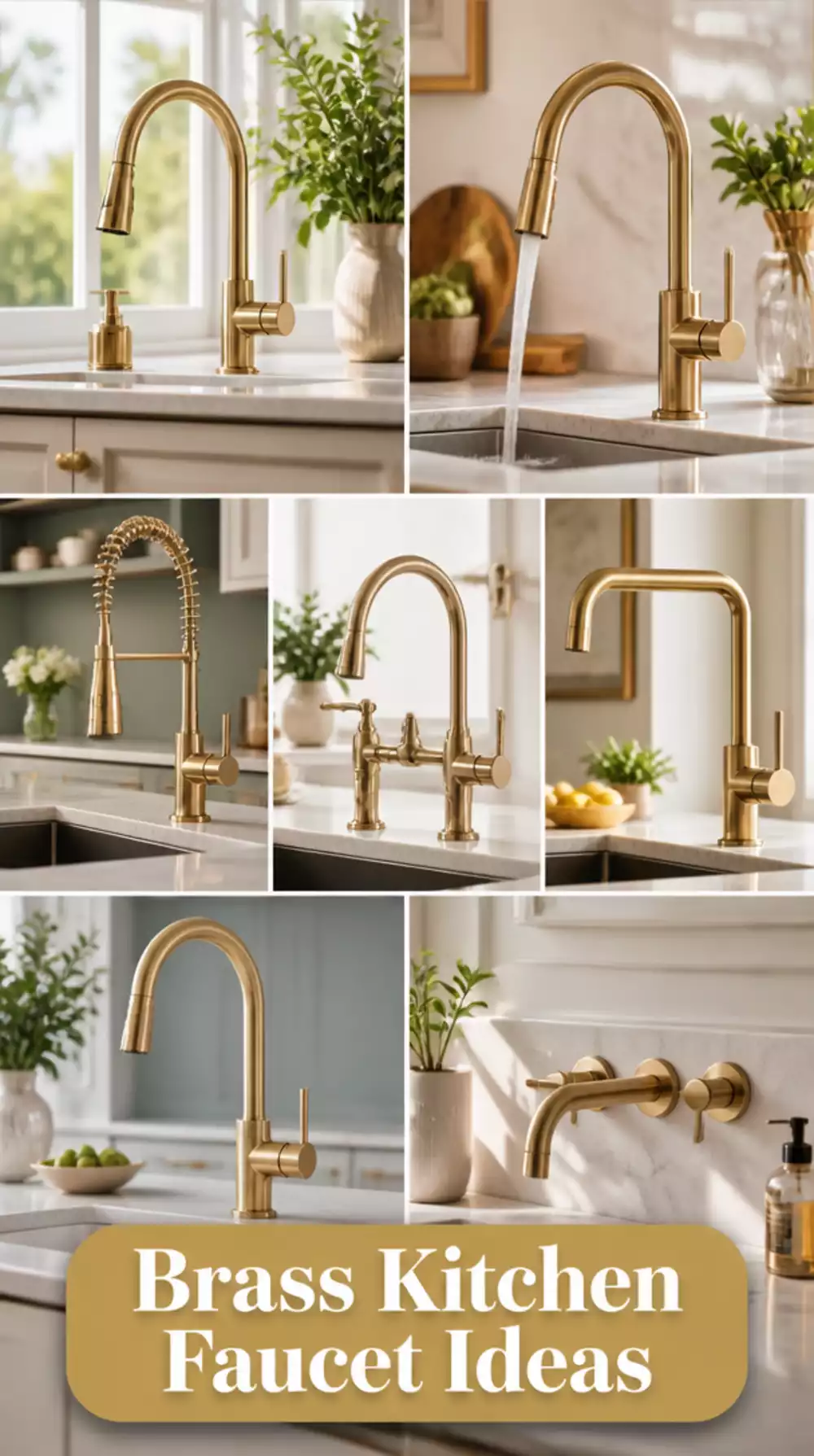 Why a Brass Kitchen Faucet Finish Makes Any Kitchen Look High-End