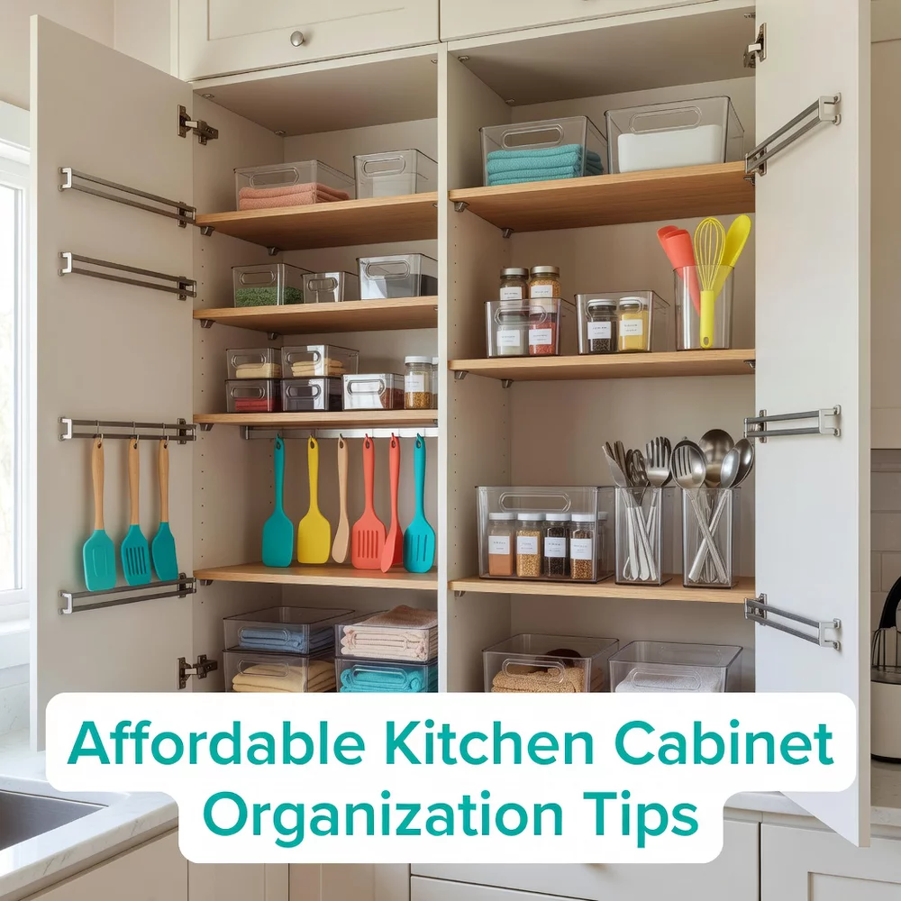 Affordable Kitchen Cabinet Organization Tips for Savings