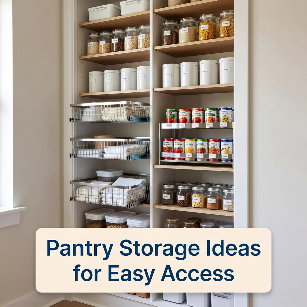 Pantry Storage Ideas for Easy Access and Organization