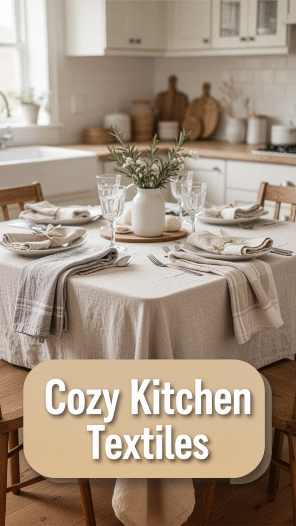 Cozy Textiles Ideas: Create a Warm Kitchen with Soft Rugs and Tablecloths
