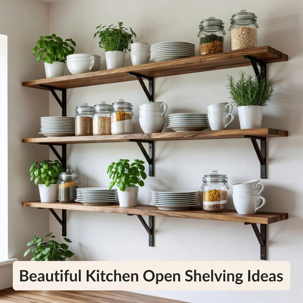Beautiful Kitchen Open Shelving Ideas for Style