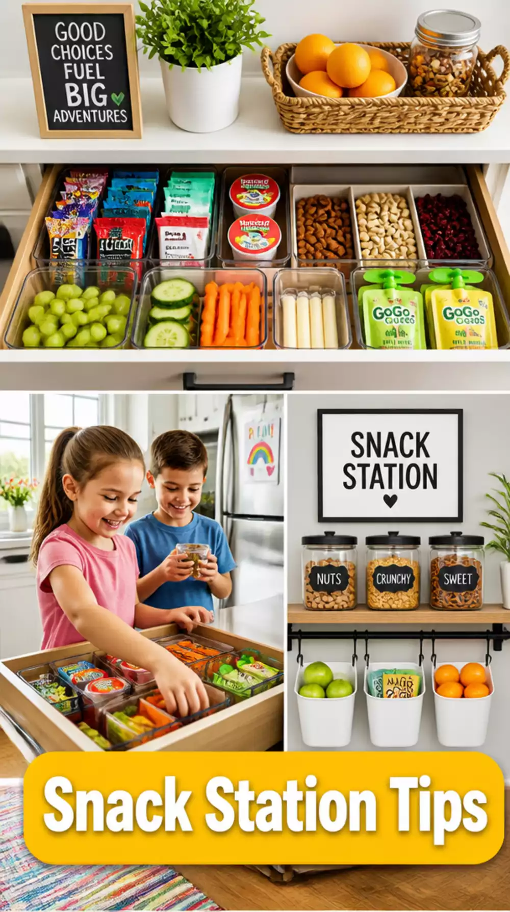 The Kitchen Snack Station Drawer Trick That Ends the Pre-Dinner Chaos