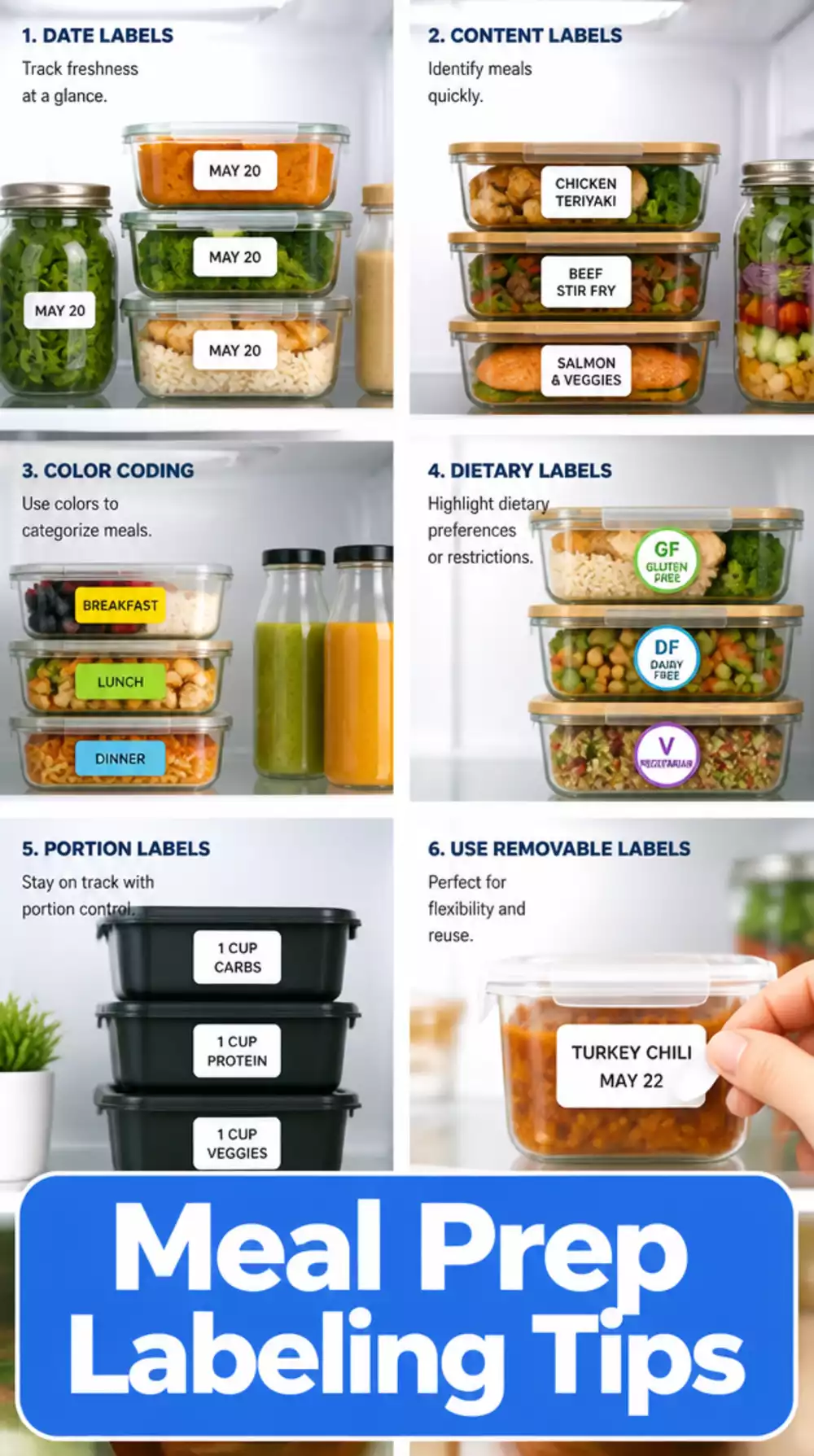 The Kitchen Fridge Label System That Makes Meal Prep Last the Whole Week
