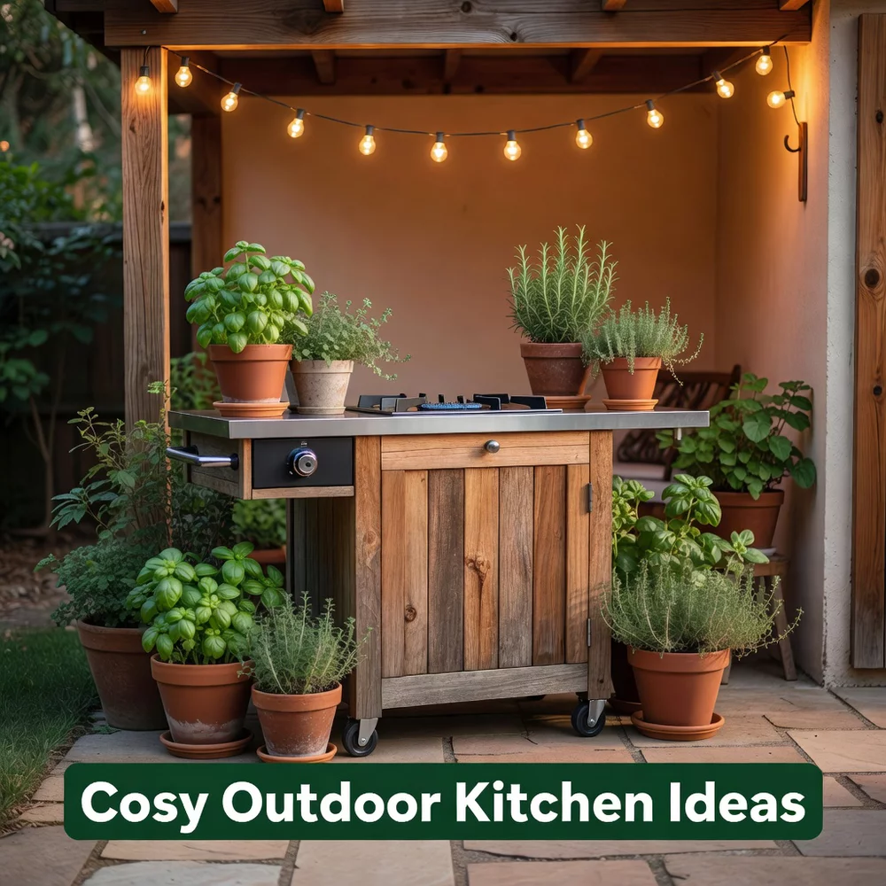 Cosy Outdoor Kitchen Ideas for Small Patios