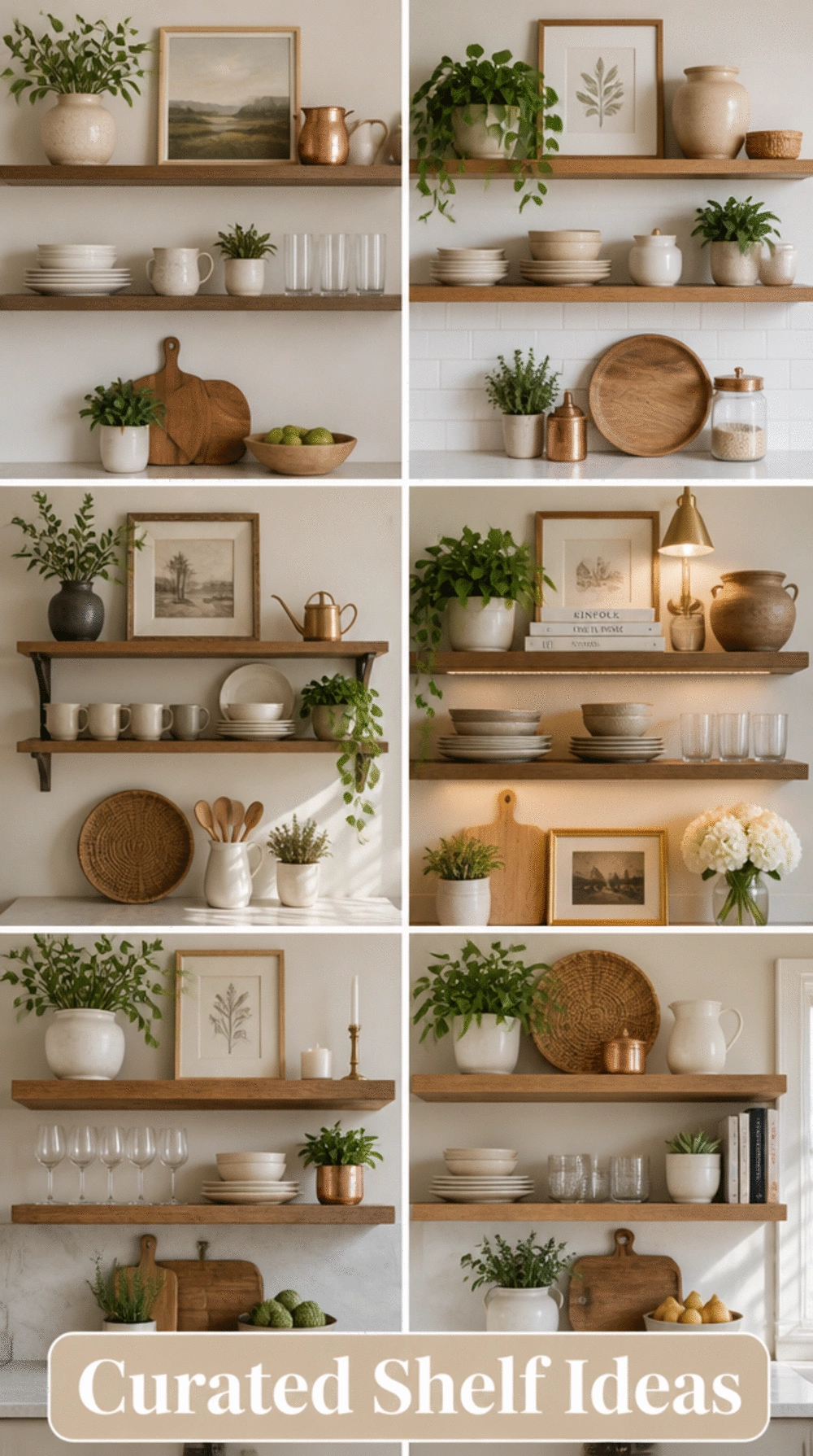 The Open Kitchen Shelf Styling Trick That Makes Everyday Items Look Curated