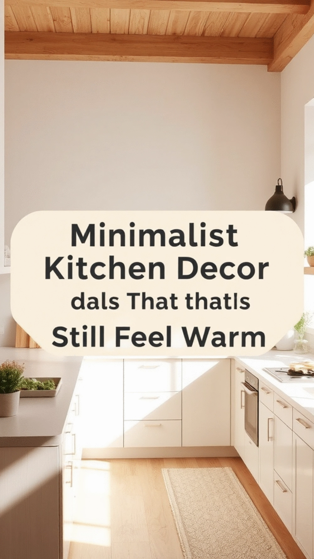 Minimalist Kitchen Decor Ideas That Still Feel Warm