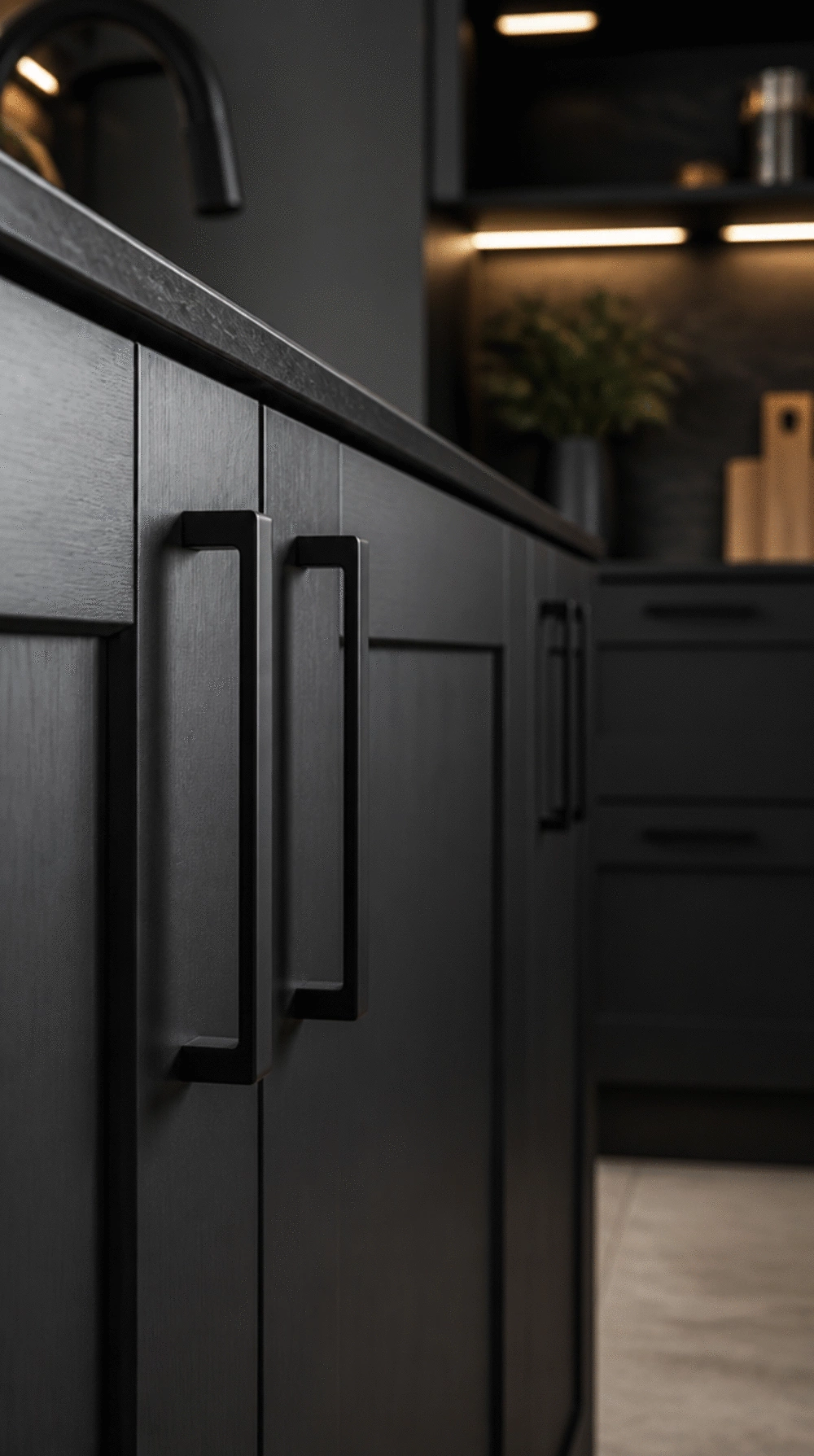 Matte Black Kitchen Hardware Handle Set That Makes Any Cabinet Look Custom
