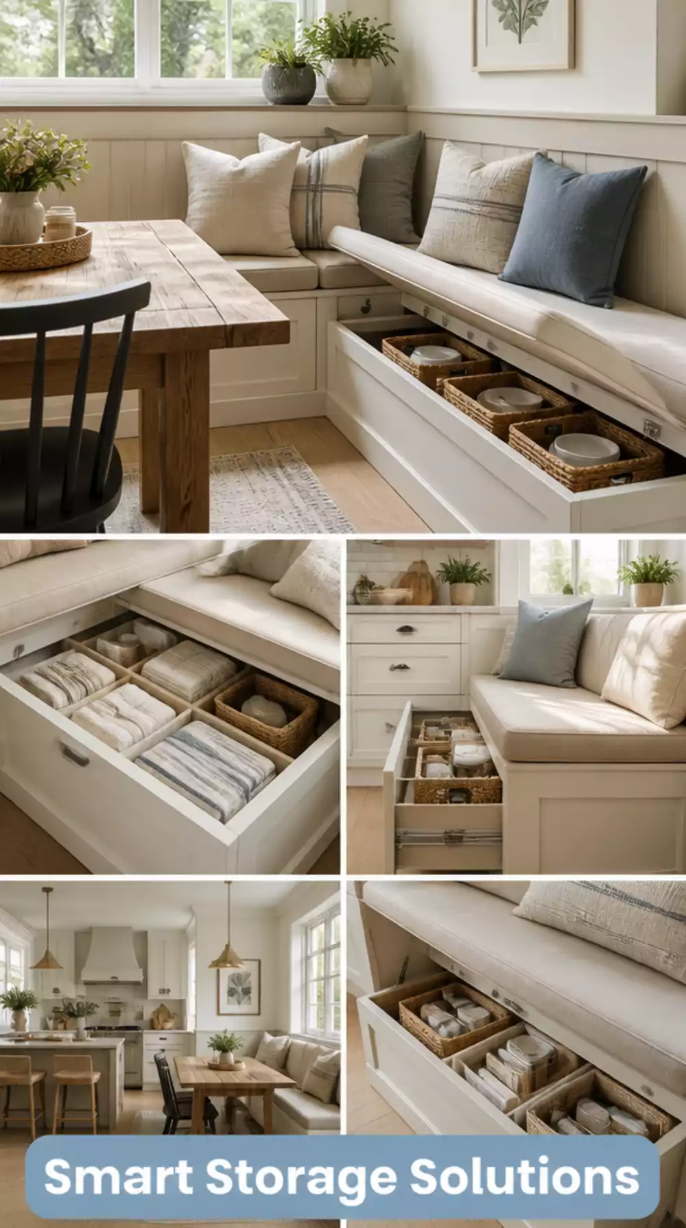 Why a Kitchen Banquette with Under-Seat Storage Is the Smartest Dining Setup