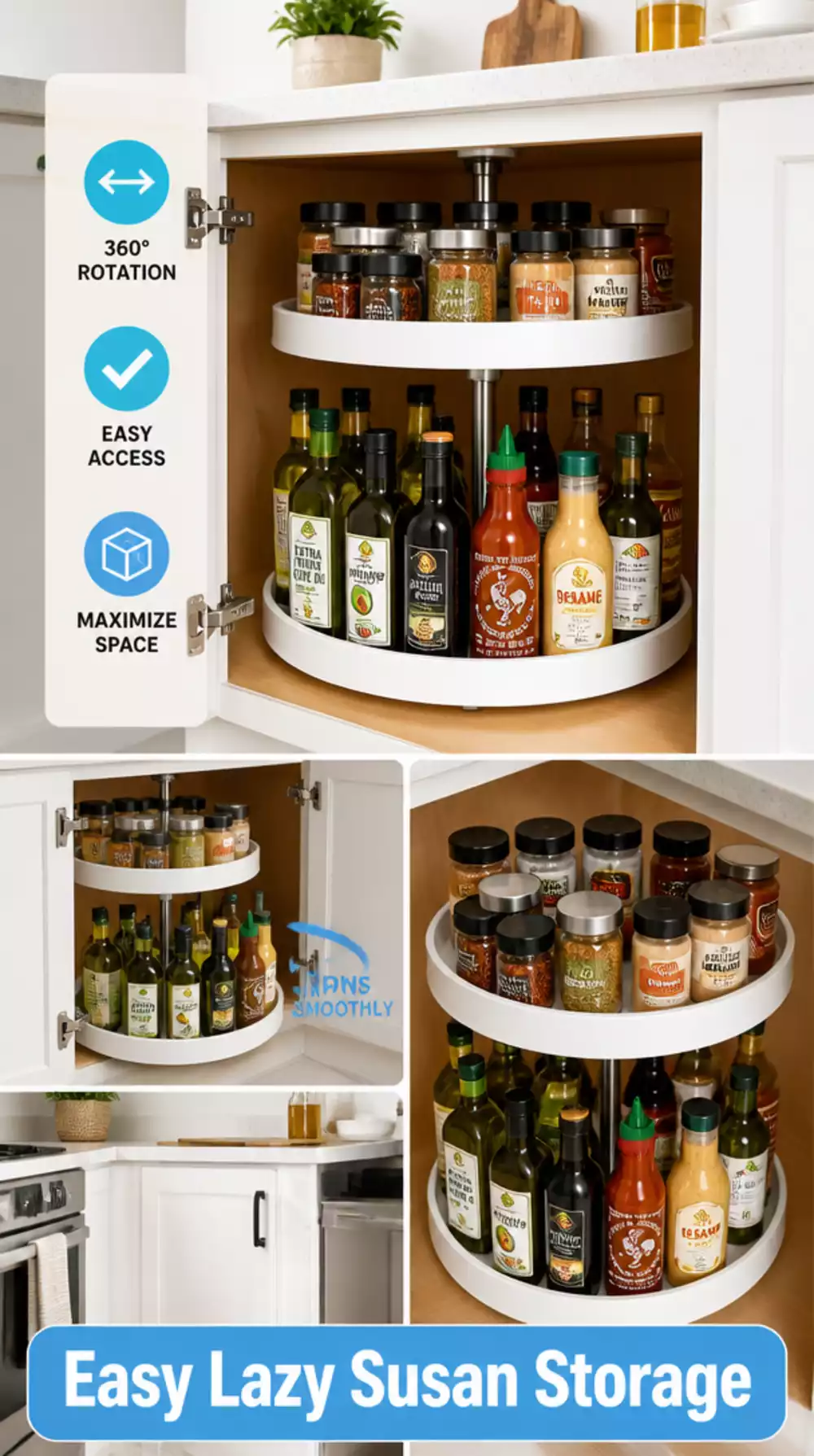 The Lazy Susan Trick That Finally Fixes Deep Corner Cabinets