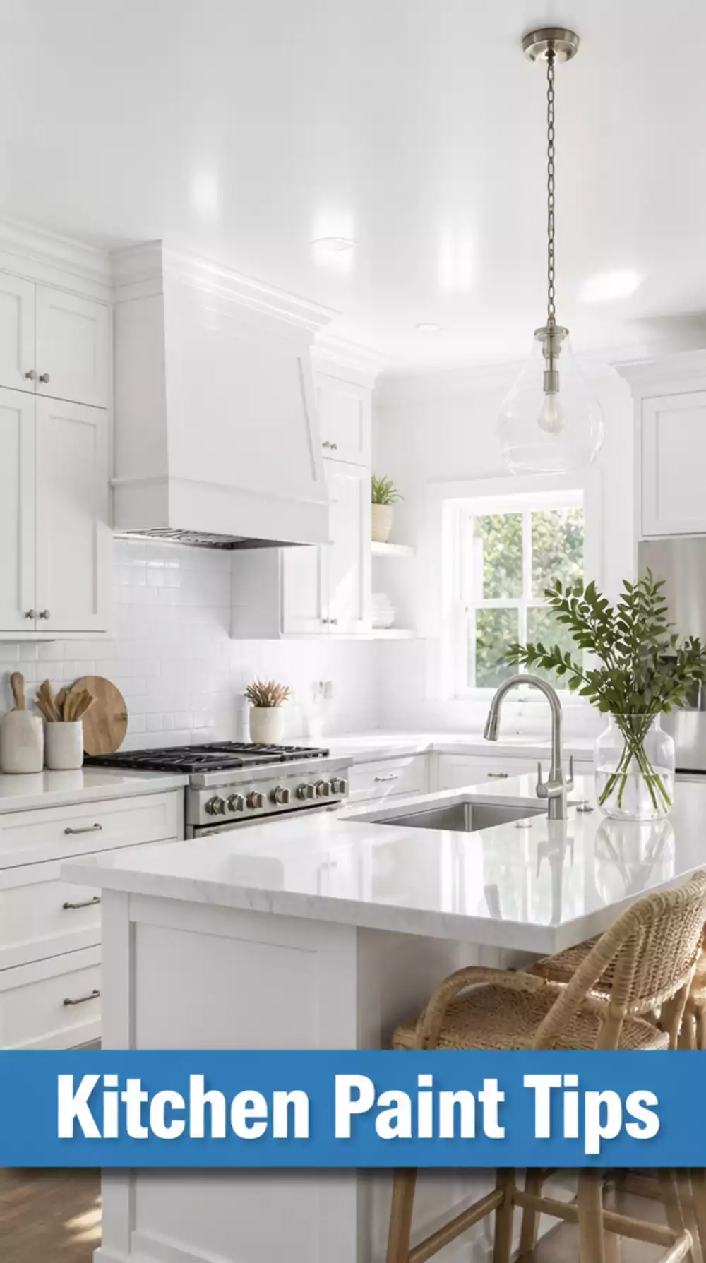 The White Kitchen Paint Trick That Makes a Low Ceiling Feel Much Higher
