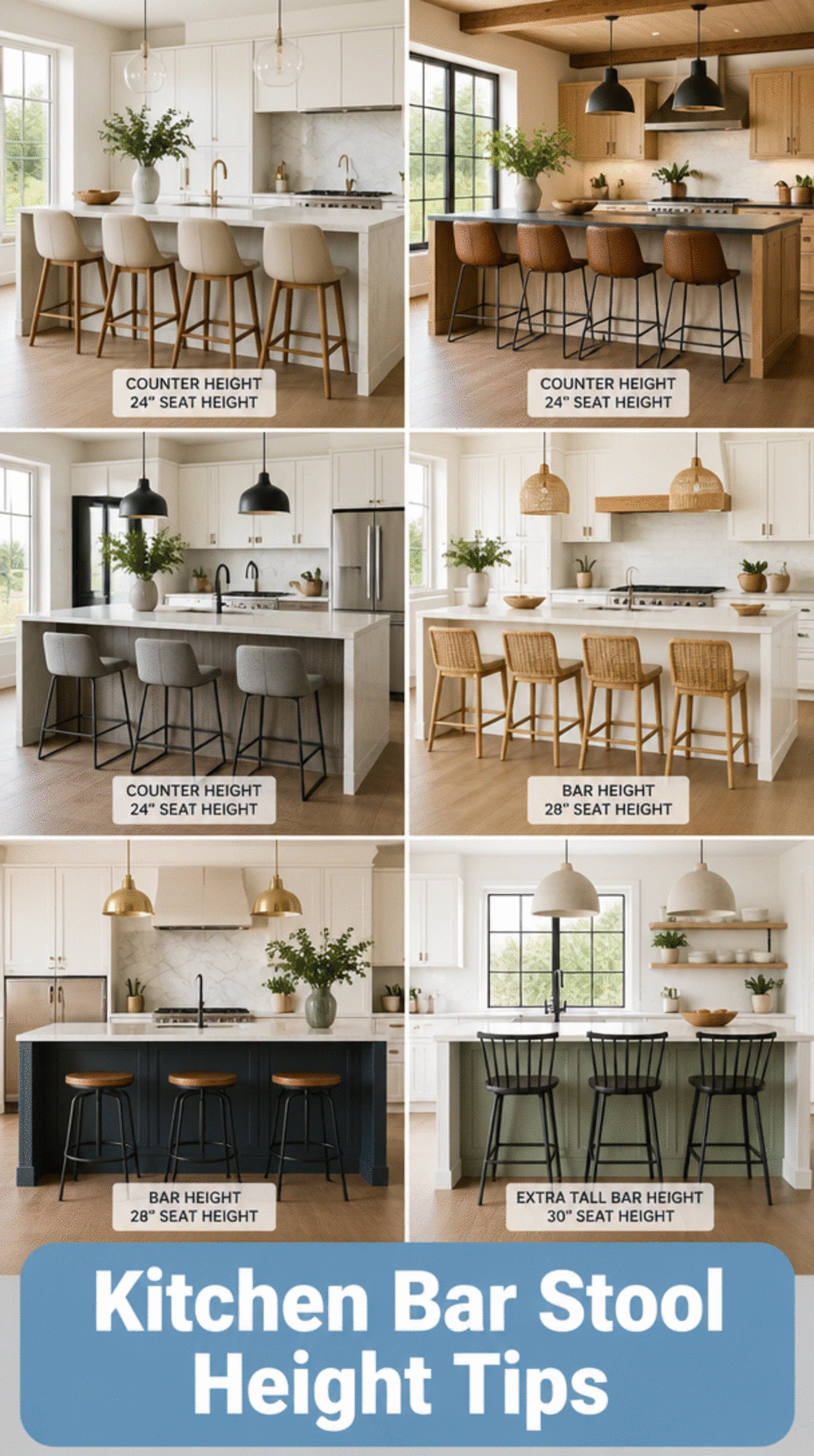 The Kitchen Bar Stool Height Trick That Makes Any Island Look Proportioned