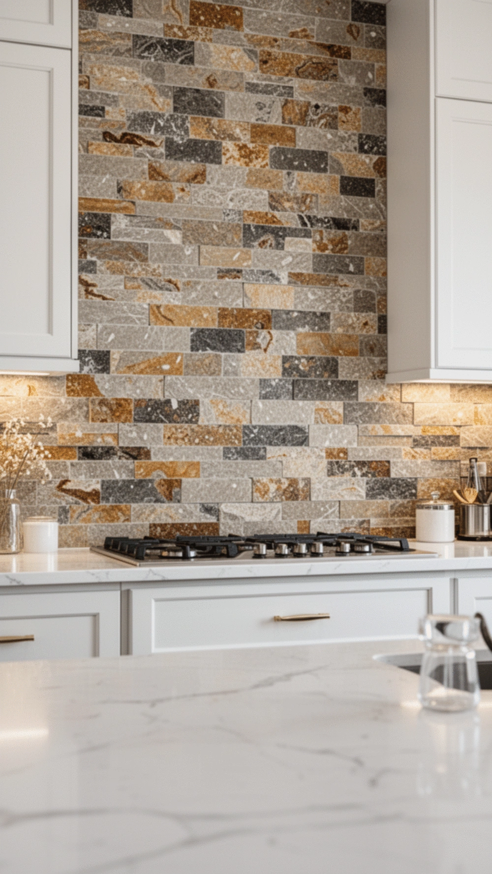 Natural Stone Backsplash Ideas: Stunning 3D Mosaic Options for Your Kitchen