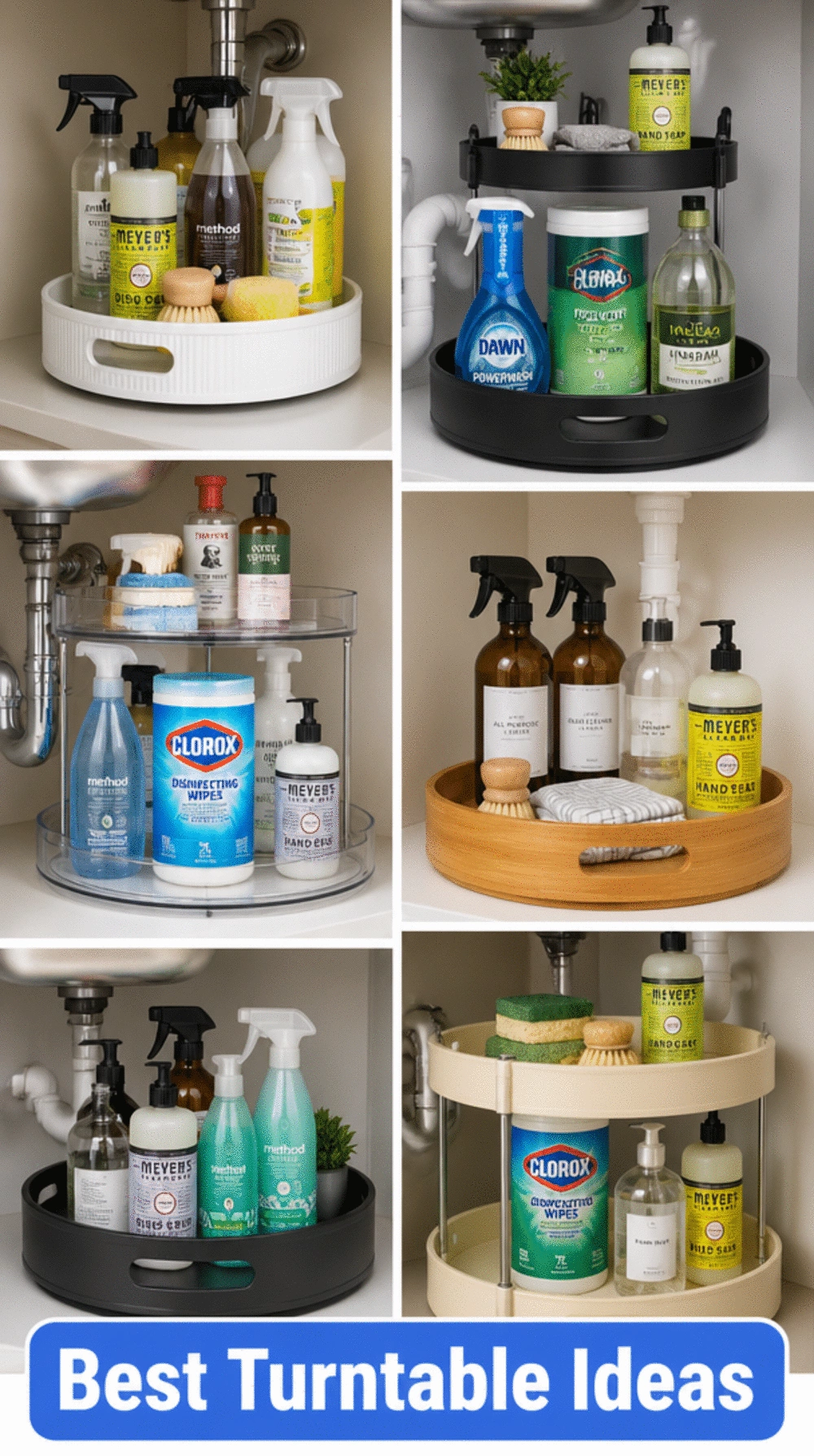 Why a Small Kitchen Under-Sink Turntable Beats Any Other Storage System