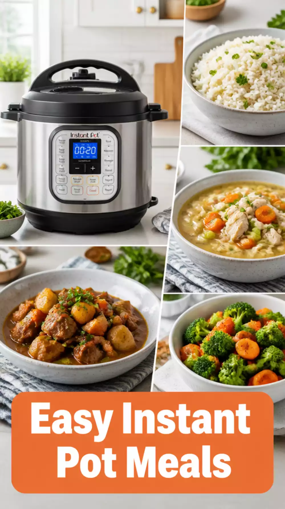 Kitchen Instant Pot That Replaces Six Appliances in a Single Compact Unit
