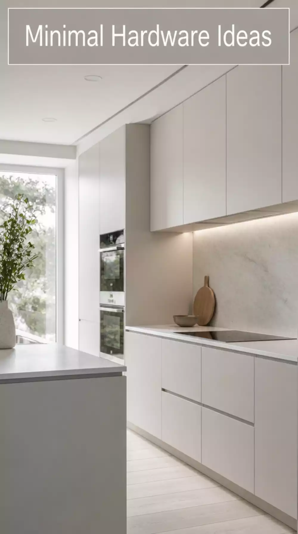 Sleek Satin Chrome Edge Pulls for Minimal Kitchens
