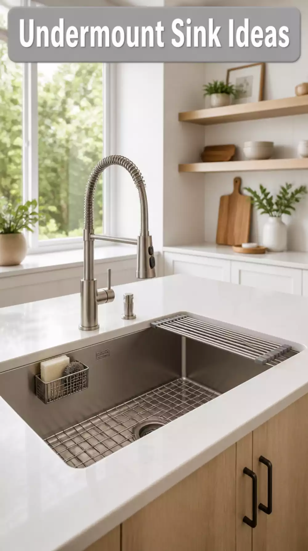 Matte Stainless Undermount Sink with Tight Radius Corners