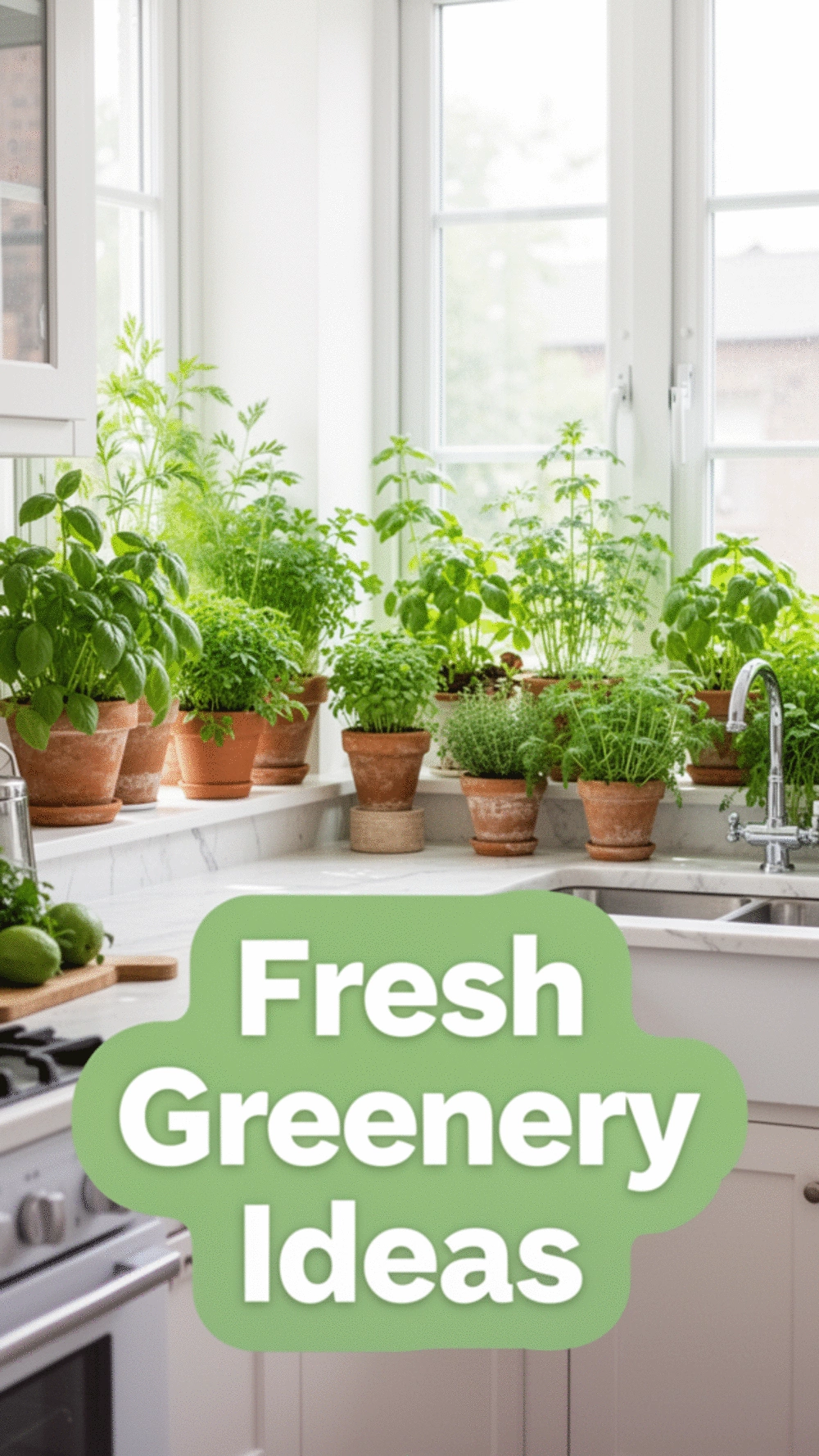 Transform Your Kitchen with Fresh Greenery for a Cozy Vibe