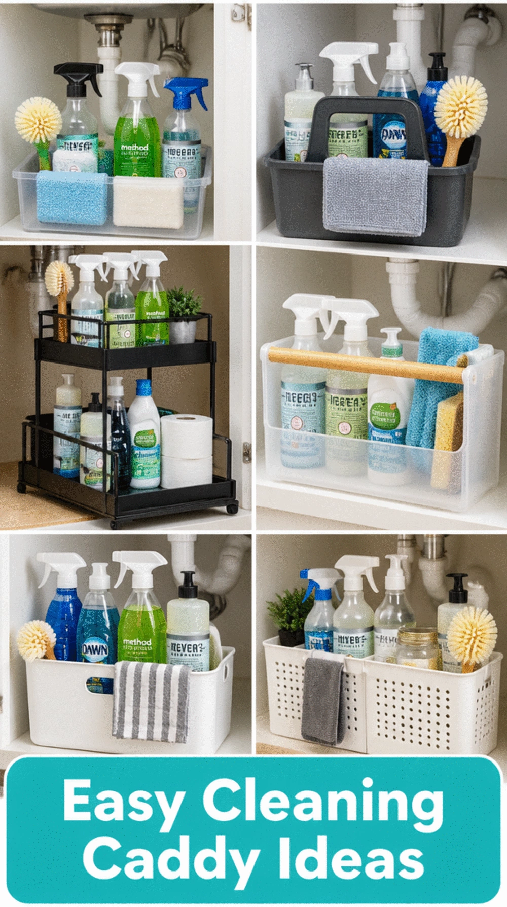 The Under-Sink Kitchen Caddy Trick That Finally Fixes the Cleaning Supplies Mess