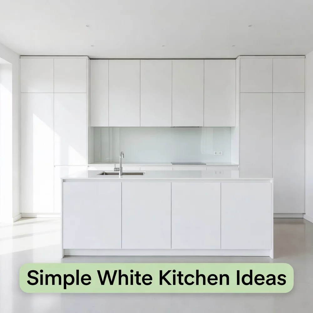 Simple White Kitchen Ideas for Small Apartments