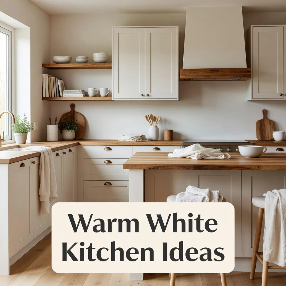 Warm White Kitchen Ideas for Cozy Spaces