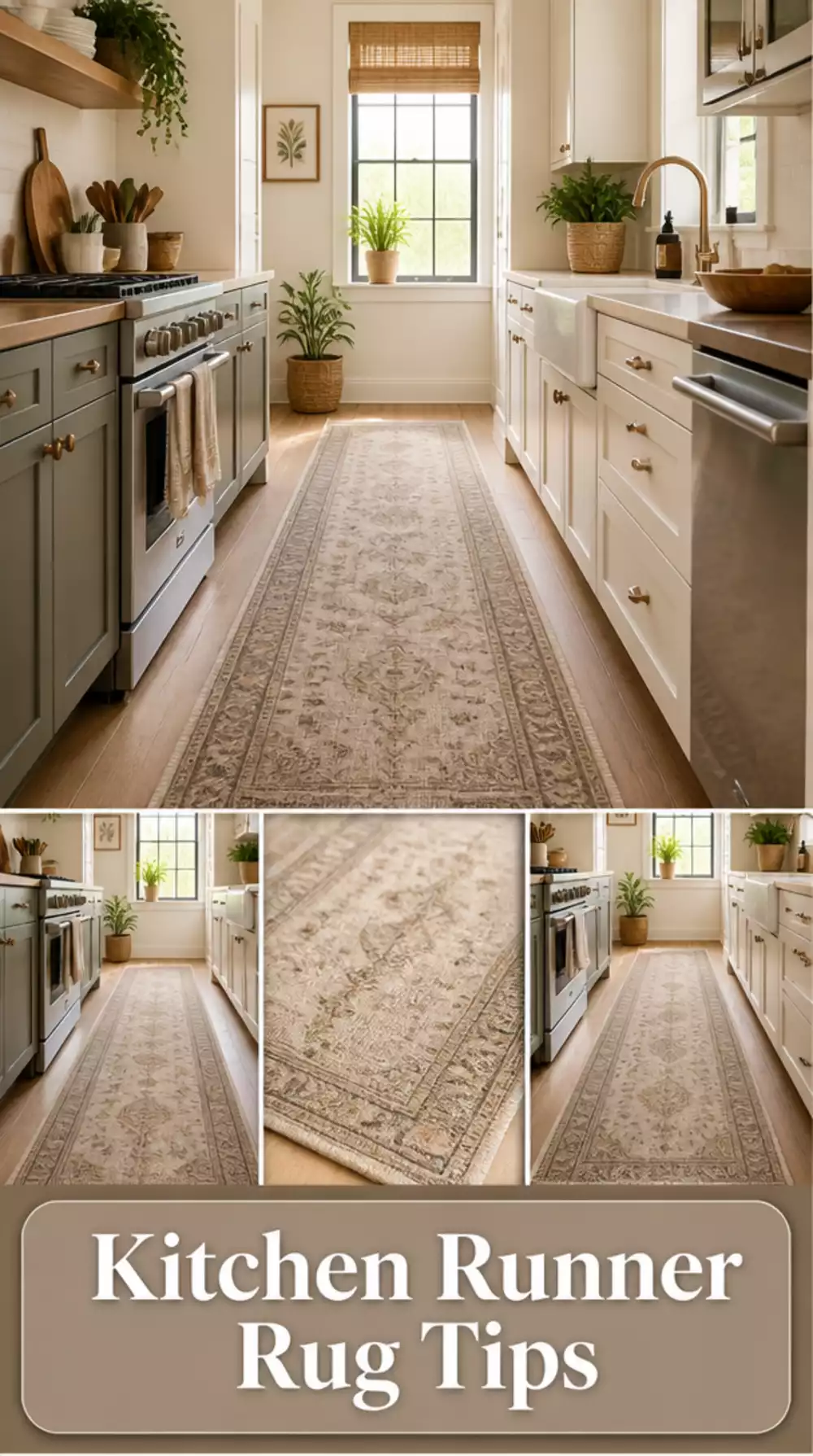 The Kitchen Runner Rug Trick That Makes a Narrow Galley Feel Wider