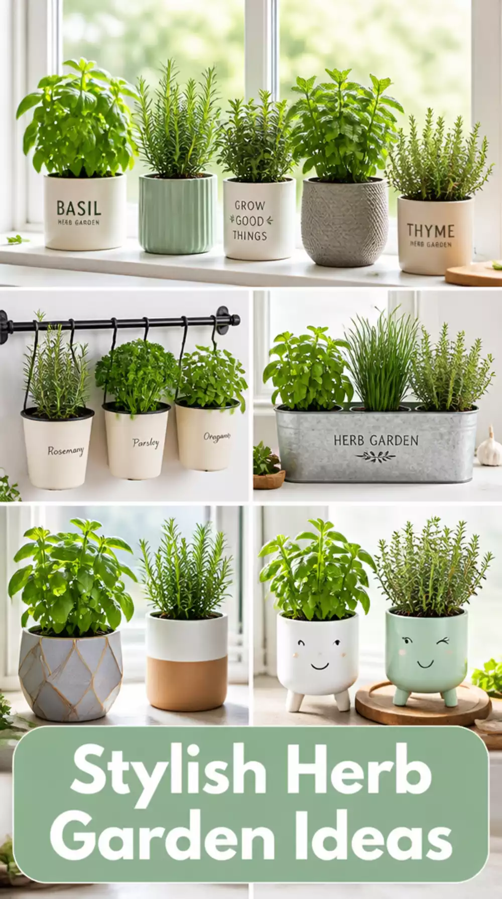 The Kitchen Herb Garden Trick That Makes a Plain Windowsill Look Styled