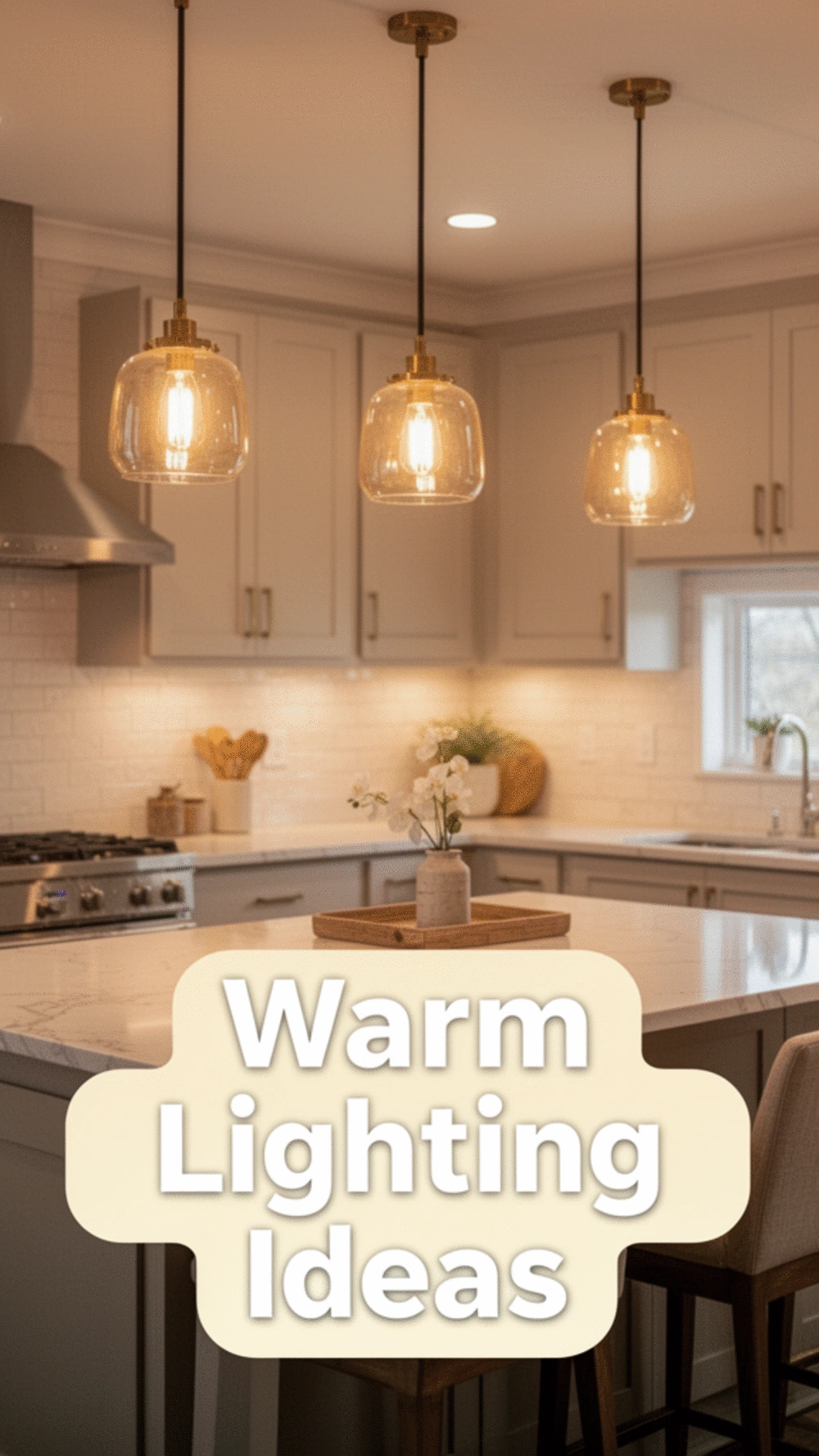 Transform Your Kitchen with Warm Lighting for Cozy Vibes
