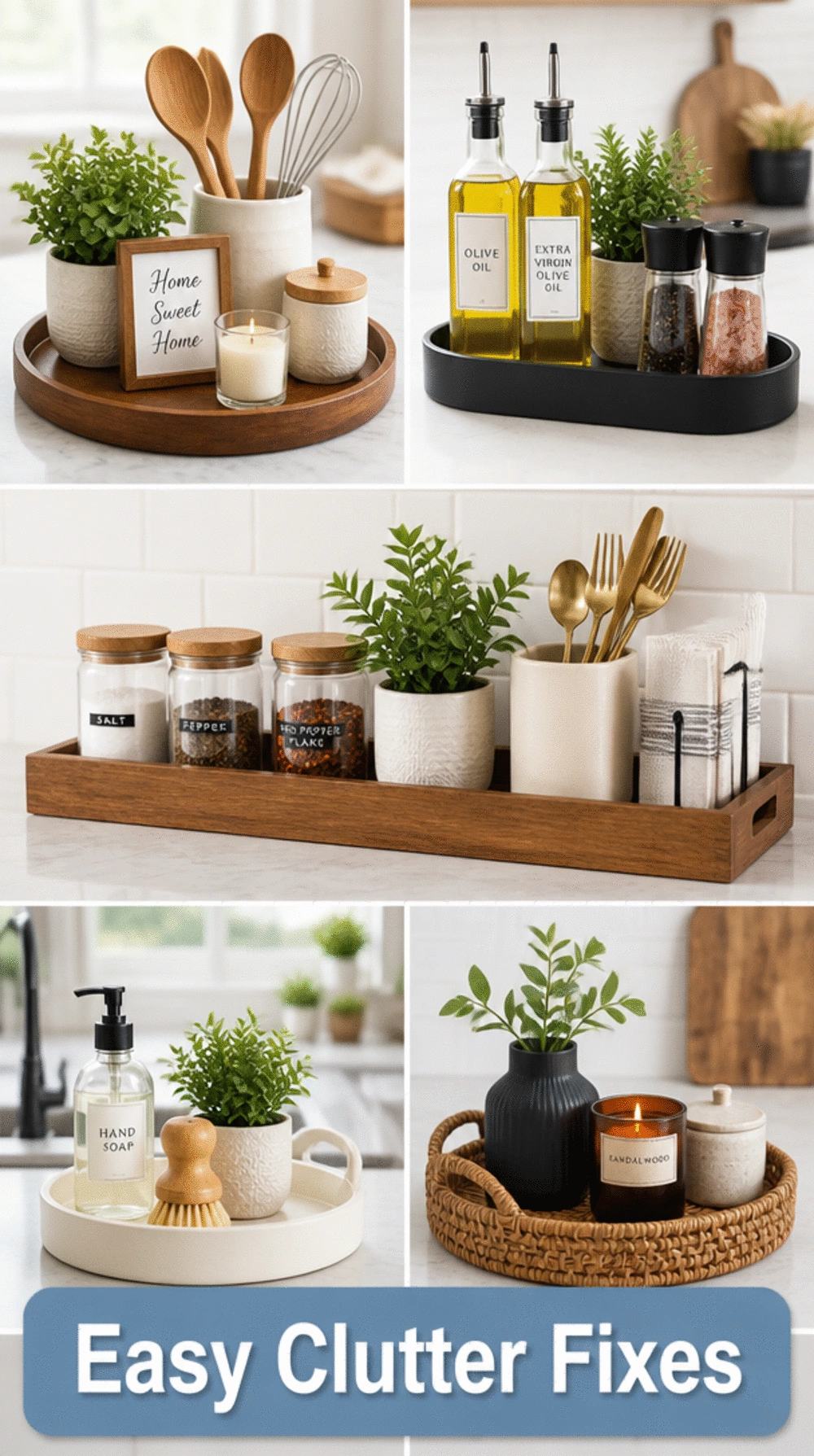 Why a Kitchen Counter Catch-All Tray Is the Simplest Clutter Fix