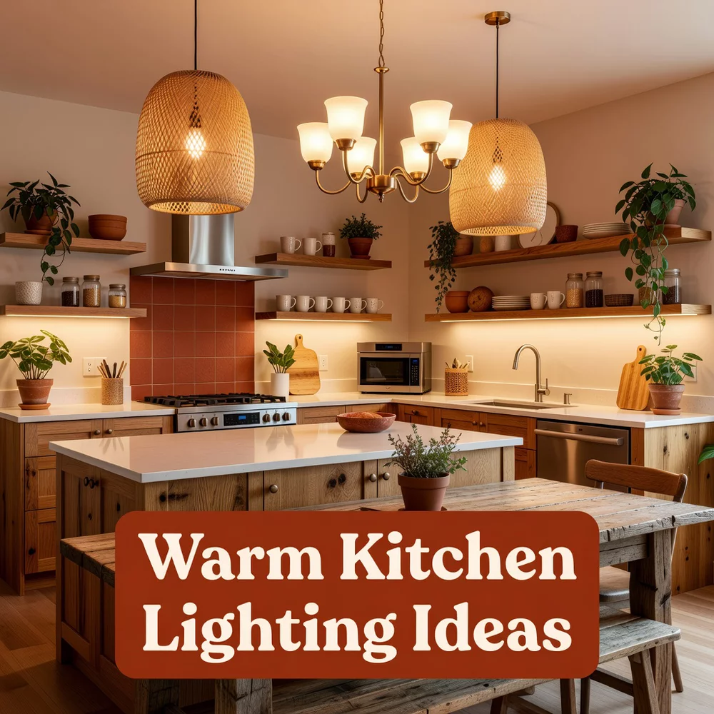 Warm Kitchen Lighting Ideas for an Inviting Space