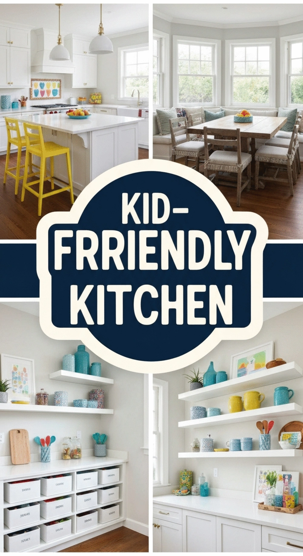 How to create a kid-friendly yet stylish kitchen space