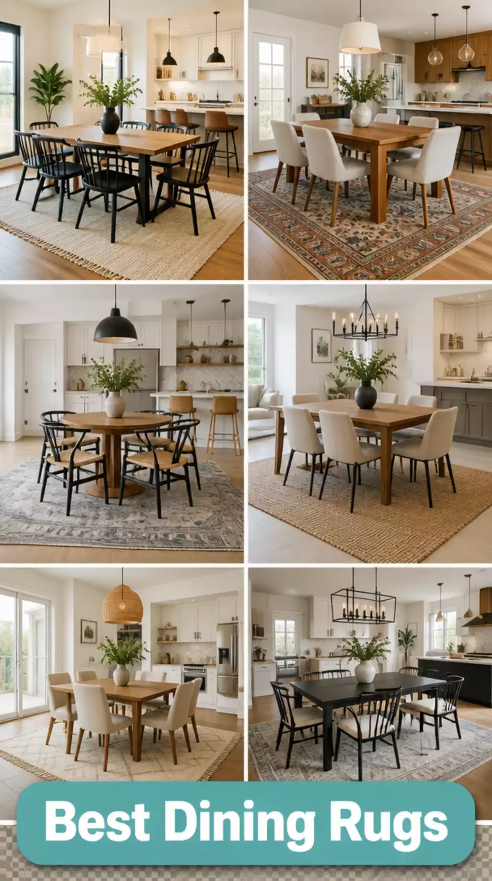 Why an Open-Concept Kitchen Needs a Strong Rug to Define the Dining Zone