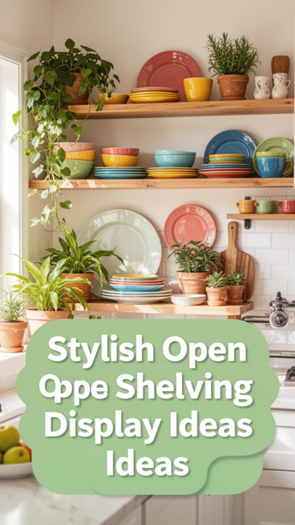 Create a Stunning Open Shelving Display for Your Kitchen