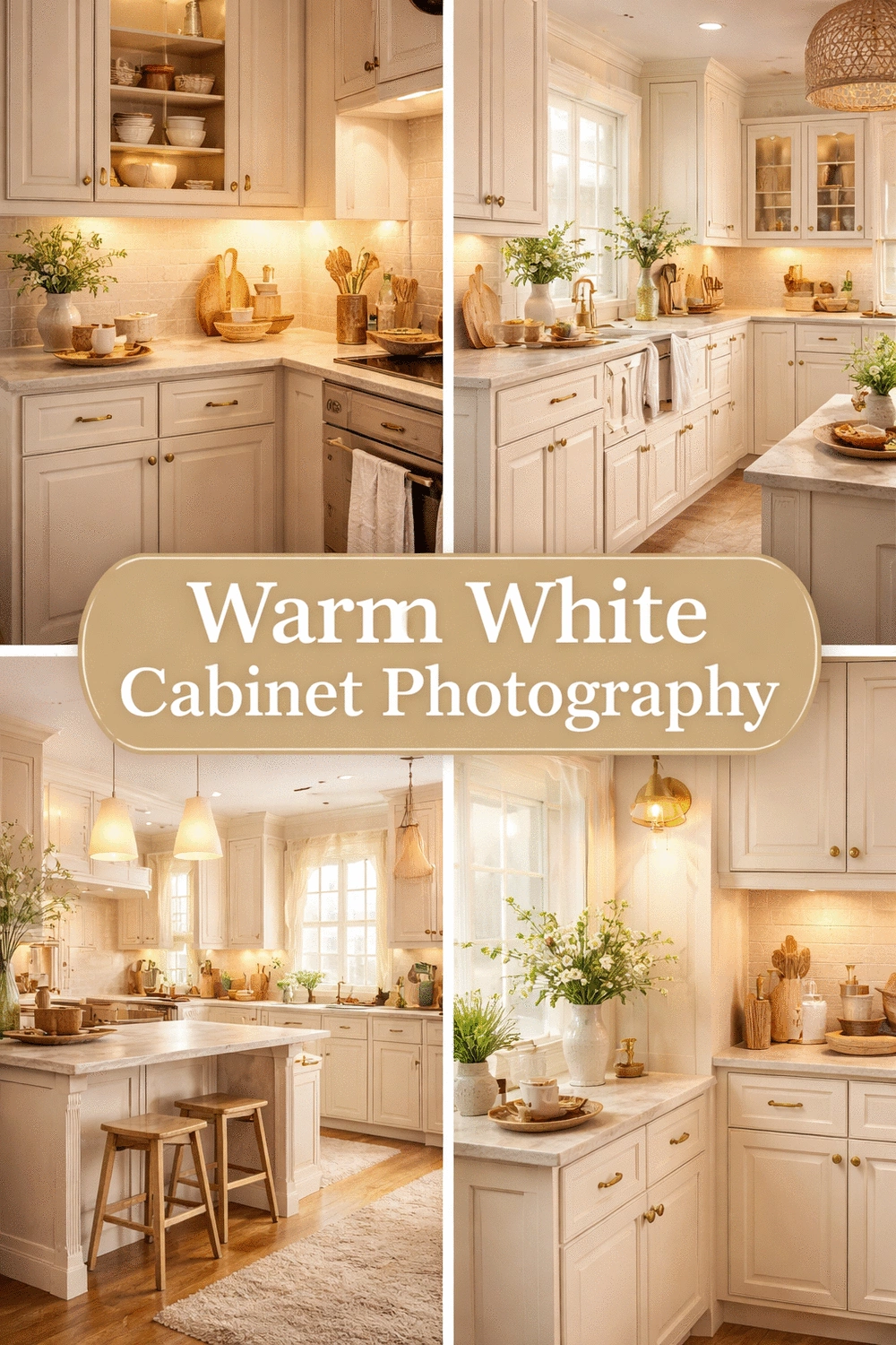 Why Warm White Kitchen Cabinets Always Photograph Better Than Bright White