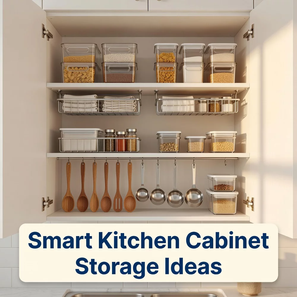 Smart Kitchen Cabinet Storage Ideas for Renters