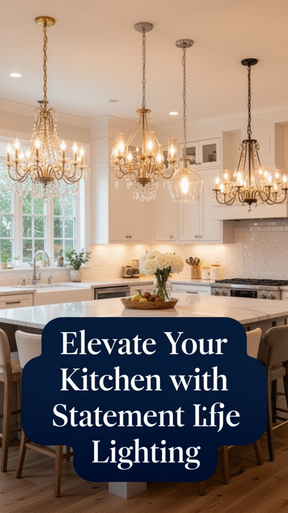 Eye-catching Statement Lighting Ideas to Elevate Your Kitchen Ambiance