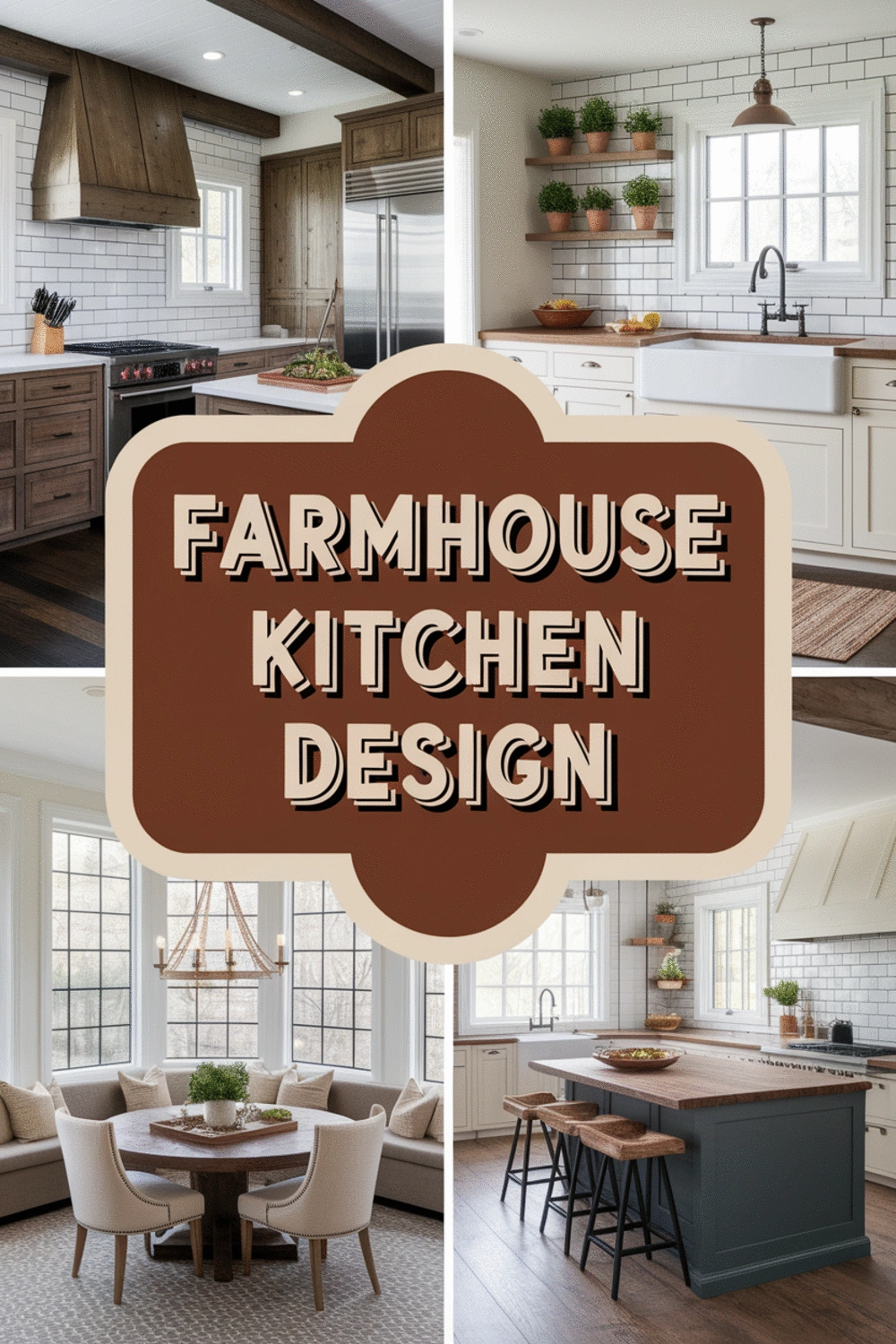 Farmhouse kitchen design: Rustic charm meets modern function