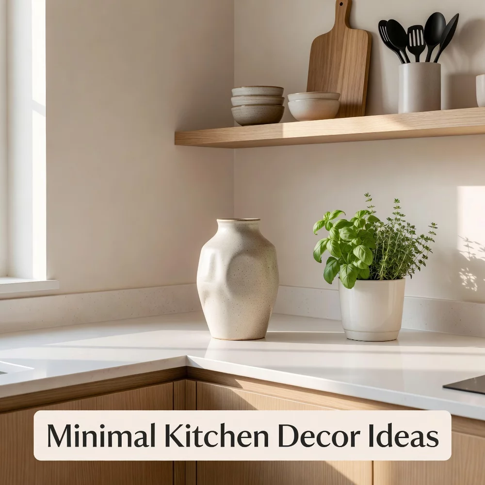 Minimal Kitchen Decor Ideas for Clutter-Free Spaces