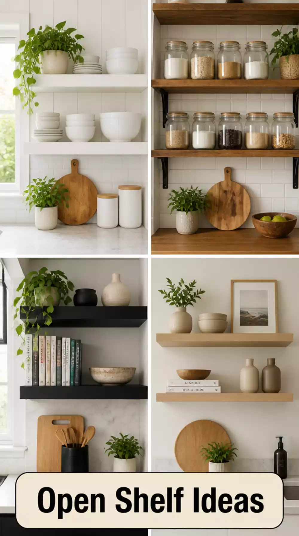 Kitchen Open Shelf Addition for Stylish Display and Airiness