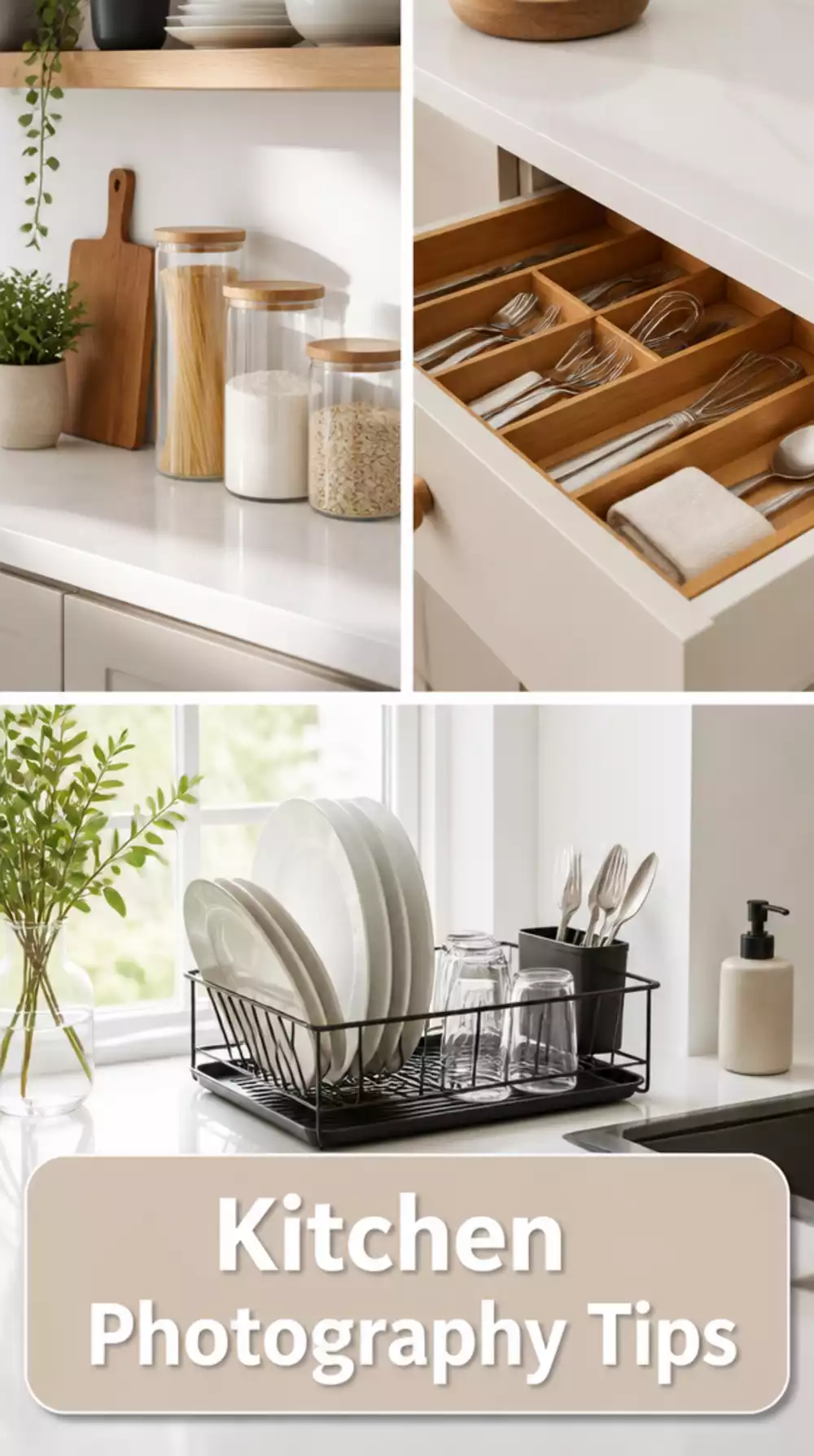 Why a Small Kitchen with Less on Display Always Photographs Better
