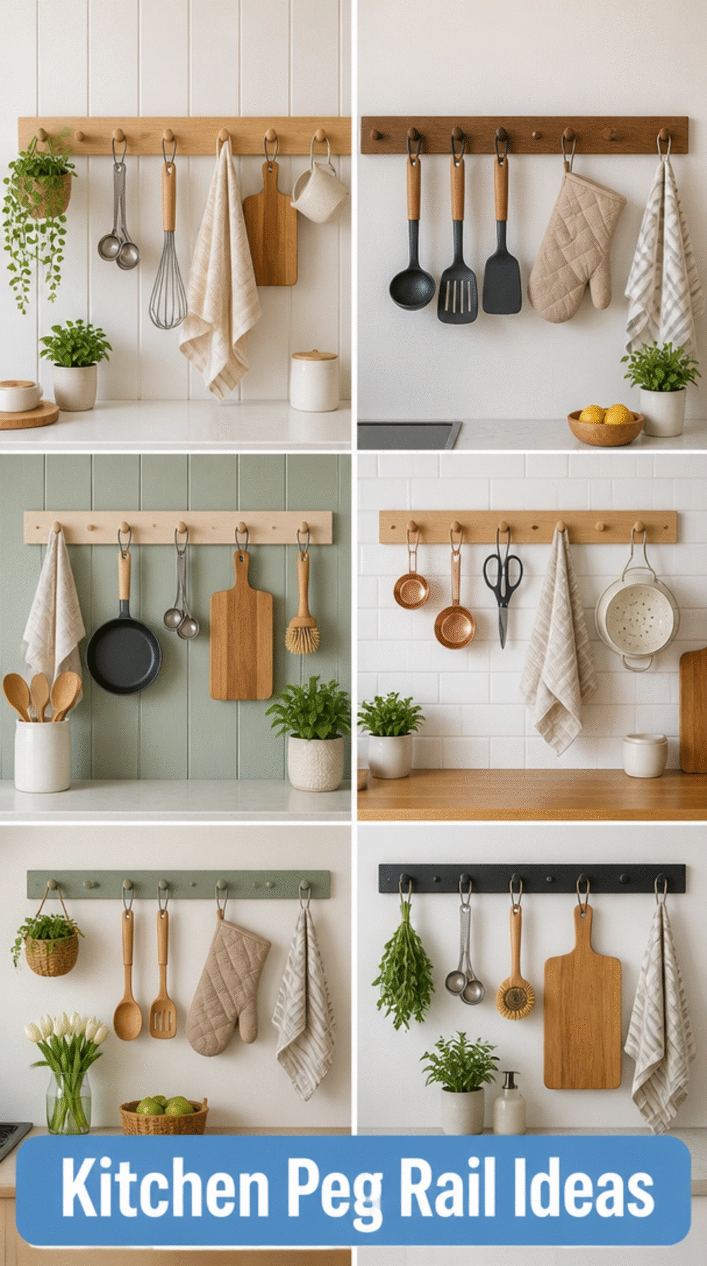 The Kitchen Counter Peg Rail Trick That Frees Up Three Drawer Slots