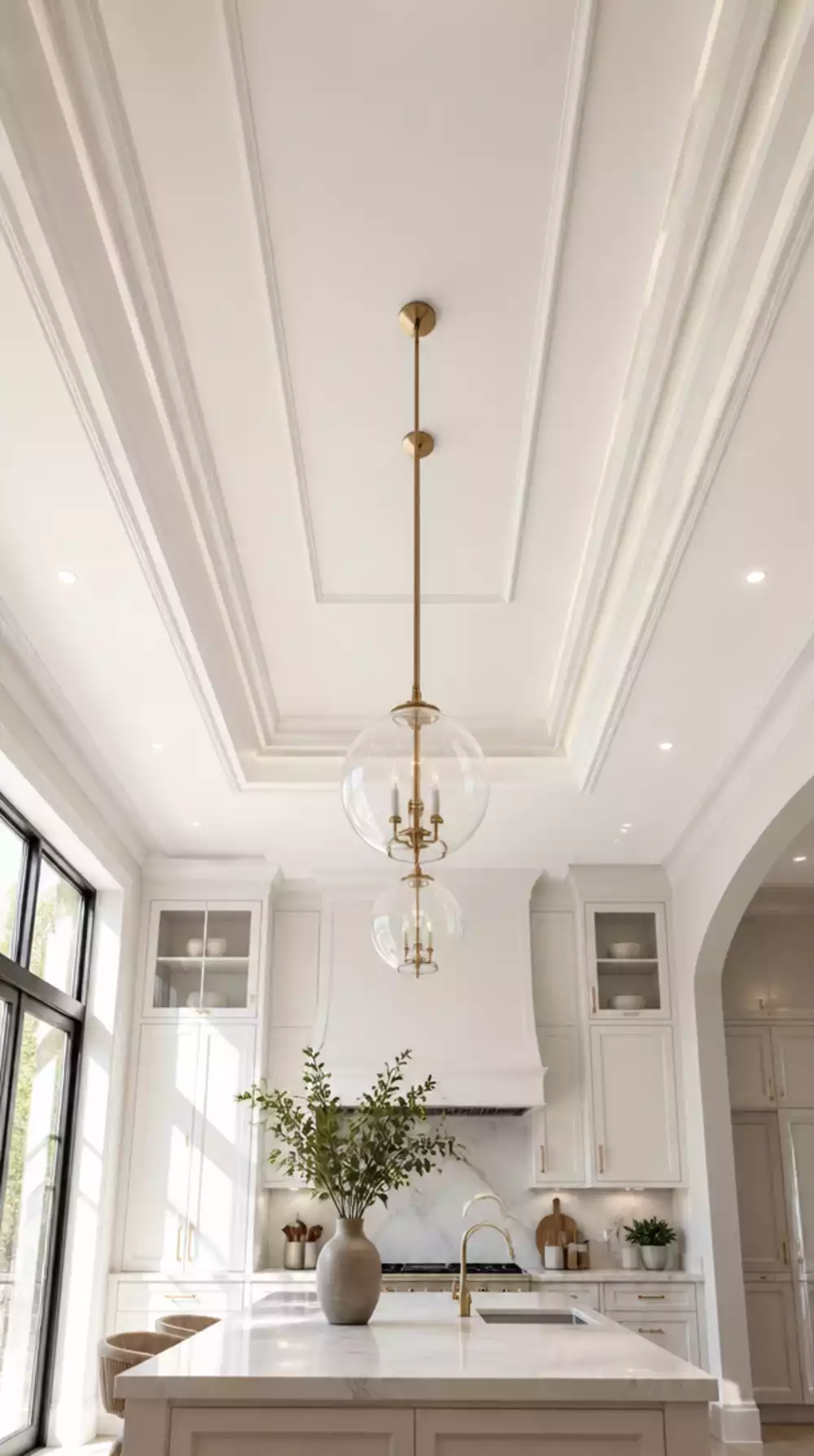 The Kitchen Ceiling Paint Trick That Makes a Low Ceiling Feel Much Taller