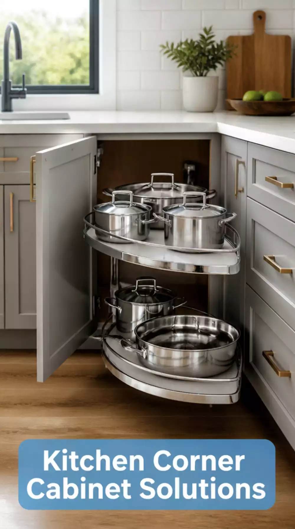 Kitchen Blind Corner Cabinet Pull-Out That Finally Makes the Dead Zone Useful