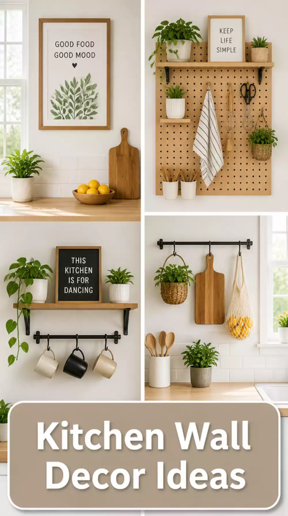 The Kitchen Empty Wall Trick That Makes a Plain Rental Kitchen Look Styled