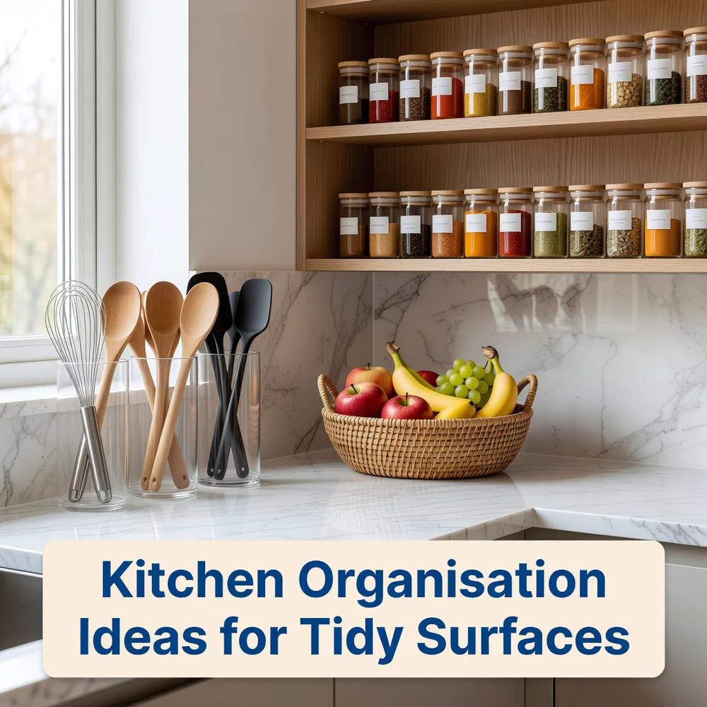 Kitchen Organisation Ideas for Tidy Surfaces