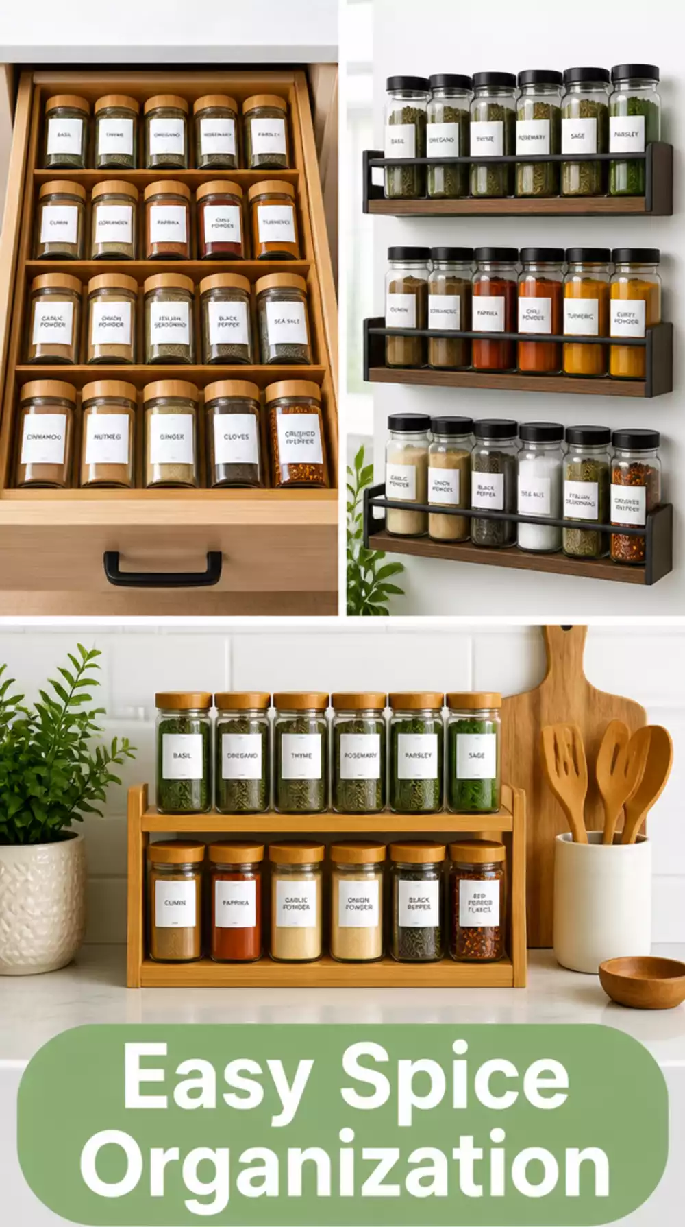 The Spice Rack Drawer Insert That Finally Organises a Kitchen Spice Shelf