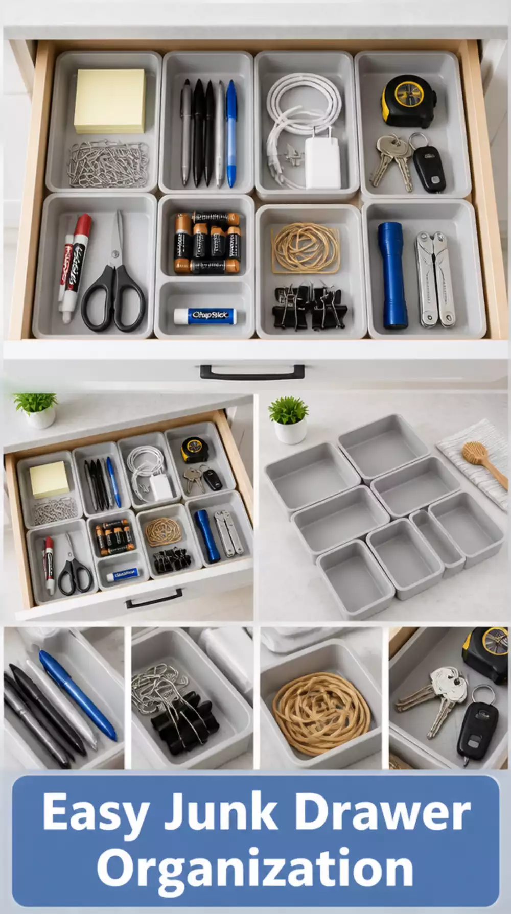 Kitchen Junk Drawer Organiser Set That Clears the Chaos in Under an Hour