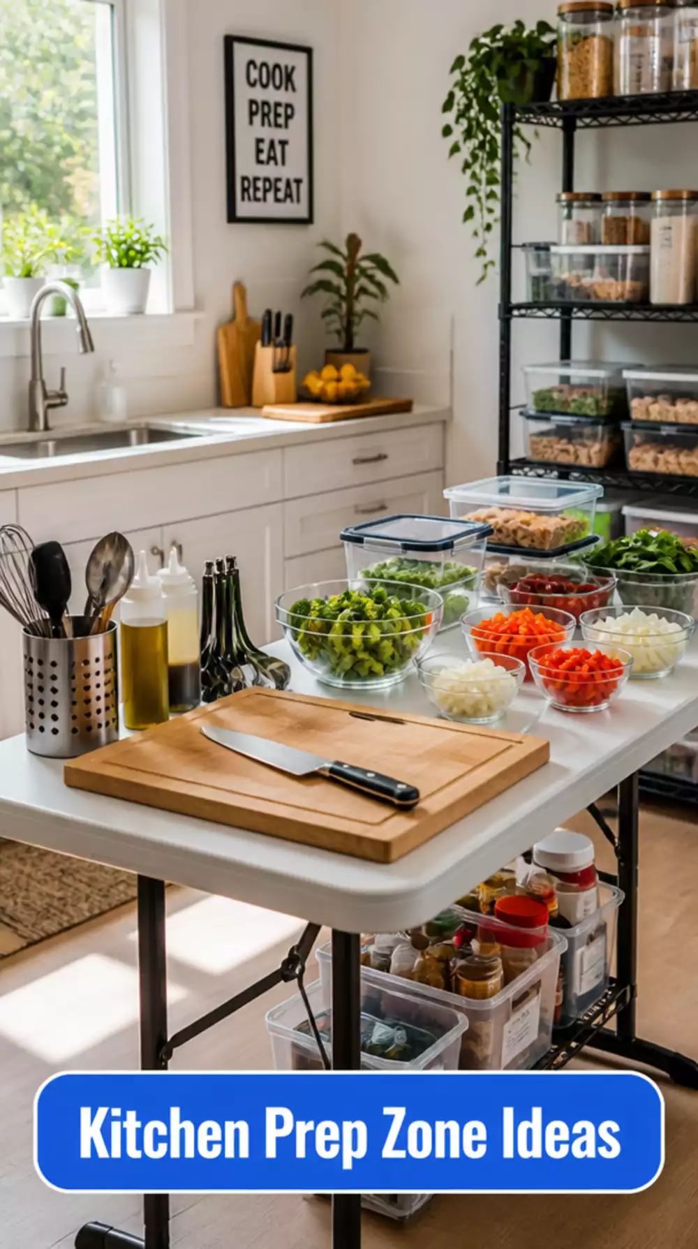 Why a Kitchen Designated Prep Zone Makes Weekly Batch Cooking Twice as Fast
